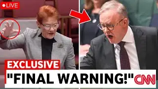 A!banese  EXPLOD&pound;S L!VE In Parliament After Pauline Hanson D&pound;STROYS Labor Over New Policy 
