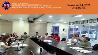 Procurement Livestream for DPWH La Union 1st DEO Opening of Bids on November 14, 2025