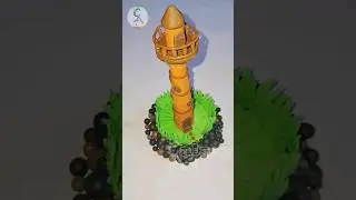 Tower 🏠 #clayminiature #claymodelling #claydiy #clayidea #clayart #claycraft #clayvideos  #arts
