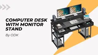Computer Desk with Monitor Stand