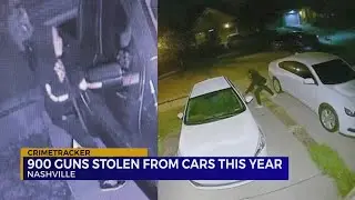 Police: 922 guns stolen from cars in Nashville this year