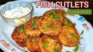 Fish Cutlets Recipe🐟 | Crispy & Juicy Fish Cutlet | फिश कटलेट रेसिपी | Easy Seafood Snack | Kids❤️It