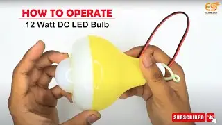 12V 9 watt DC Crystal white solar SMD lamp Yellow color with Alligator clips