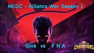 Alliance War Season 1 MCOC | Sin6 vs FNX - Iceman, Blade, Ghost Rider