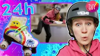 24 STUNDEN AUF ROLLSCHUHEN im HAUS unterwegs!