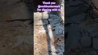 Digging geodes in a cut I have not been in for 5 years