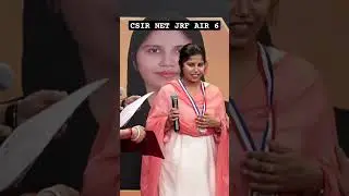 CSIR NET AIR 6 Life science 🎊 Felicitated by PW faculties 🥳 #csir #lifescience #AIR6 #jrf2024