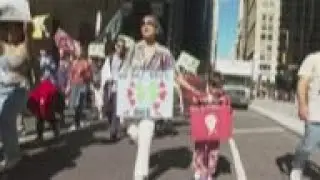 Young protesters in New York demand climate action