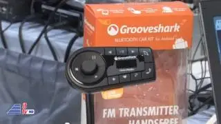 2012 CES: Livio Radio (Grooveshark Bluetooth Car Kit for Android)