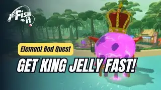 SECRET QUEST FISH! - how to get King Jelly for Element Rod quest in Fish It tutorial