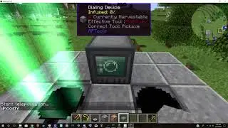Minecraft RFTools Teleportation Demonstration