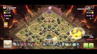 Town Hall 17 attack by Town Hall 16 (COC)With mistake 