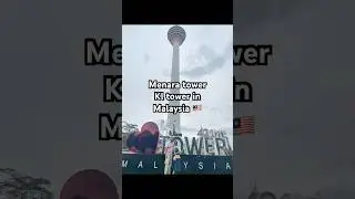 KL Tower Sky Deck Experience |Best View of Kuala Lumpur!menara tower! #malaysiatravel#shrots#ytshort