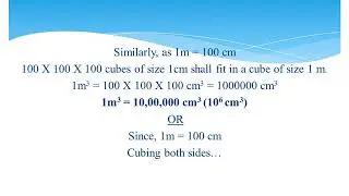 Volume unit conversion