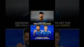 🚨 Abhishek Sharma Likely to Get ODI Call-Up vs Australia!