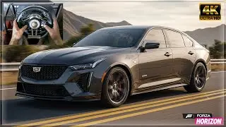 Cadillac CT5-V Blackwing : Forza Horizon 5 | Modern Muscle | Gameplay Pxn V3 Pro Steering Wheel