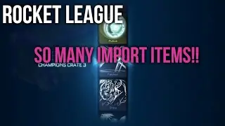 Opening 20 Crates!!! - Getting amazing stuff! (Rocket League Crate Opening #01)