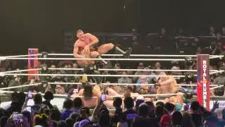 Bobby Lashley eliminates Brock Lesnar from the Royal Rumble LIVE!