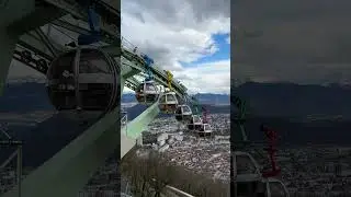 Grenoble&rsquo;s iconic cable cars &ldquo;grenoble #france #travel