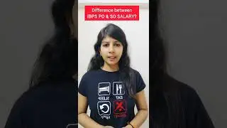 Difference between IBPS PO and SO salary? #ibpssosalary #aray