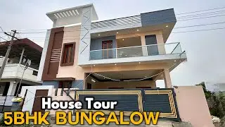 5.83 சென்ட்டில் 5BHK பங்களா வீடு 🏠 East Facing Duplex House for Sale | Epi-1102