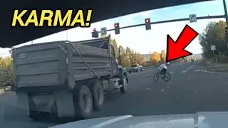 When Idiot Drivers Get Instant Karma!