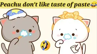 peach goma || peach don't like taste of paste🤣 || #shorts #youtubeshorts #trending