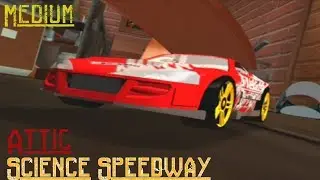 Hot Wheels: Beat That! Attic: Rampage: Science Speedway (Medium)