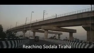 Jaipur Elevated Road bridge under Jaipur Metro train track | Elevated Road India