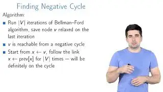 Negative Cycles - Algorithms on Graphs