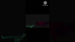 Monolophosaurus meet glowing coeloohysis #prehistoric #dinosaur #meme #funny