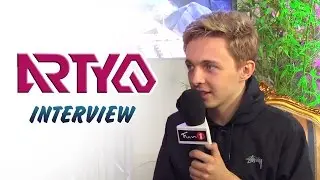 ARTY shares news about his album GLORIOUS @ Tomorrowland (FUN 1 TV)