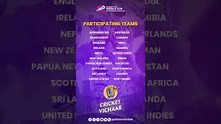 #t20worldcup #worldcup #worldcup2023 #cricketworldcup #t20worldcup2024 #worldcupt20 #worldt20cup