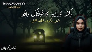 Rickshaw Drive Horror Story | Ghost passenger | True Horror Stories Urdu/Hindi