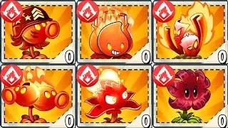Fire Other Plants Power Up Vs 99 Gravestone Items - Who Will Win? PvZ 2 Fight