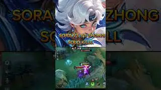 GAMEPLAY SORA VS YU ZHONG EXP: HIGHLIGHT #mobilelegends #mlbb #youtubeshorts #mobilelegendsbangbang