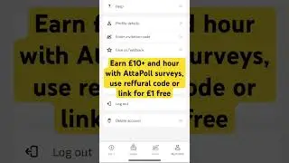 Earn &pound;10+ per hour on AttaPoll and get a free &pound;1 #survay #free #money #attapoll #refraction
