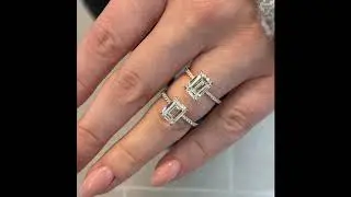2.5 ct Emerald Cut Diamond Ring Comparison