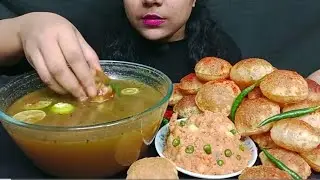 Eating Admr Fuchka challenge golgappa panni pori