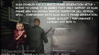Используйте DLSS Enabler FSR Multi Frame Gen [для видеокарт Nvidia] и DLSS MFG [для RTX 50] в игр...