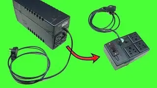 Как сделать электрический удлинитель из куска ИБП