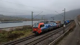Züge am Mittelrhein, An der Bopparder Hamm bei den letzten Eurocity, 13. Dezember 2025