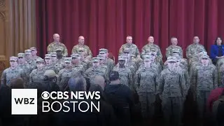 Sendoff ceremony held in Worcester for 182nd Medical Company Deployment