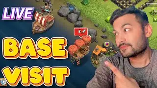 LIVE BASE VISITING | COC ATTACK | CLASH OF CLANS GAMEPLAY