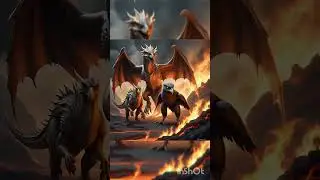 🐉DRAGON🐲+RAPTOR           DINOSAUR+🔥FIRE EAGLE🦅#DesiGaming  #HybridAnimals  #DesiHybridCreatures