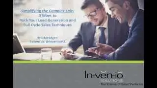 Rock Your Lead Generation & Full Cycle Sales Process Webinar