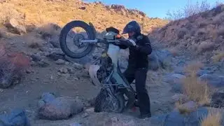 Two Tw200's on Technical Trails