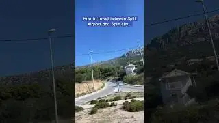 ✈️ How to get from Split to the Airport! 🇭🇷 #shorts #travel #holiday #croatia