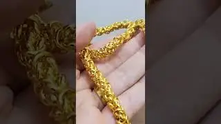 Custom Order! Massive 152 gram 24k Gold Byzantine Chain 🪙🏋&zwj;♂️ Truly stunning #24kgold