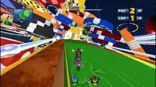 Sonic & Sega All-Stars Racing (PC) - Roulette Road | Single Race